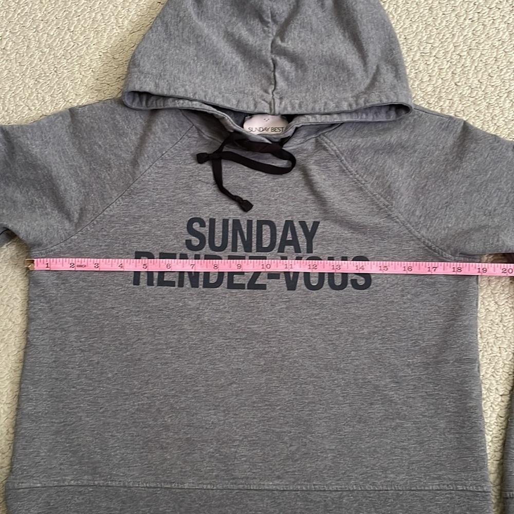 Aritzia Sunday best “Sunday rendez-vous” cropped hoodie - Picture 6 of 13